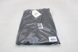 Avoni Relaxed Suit Pants, Black, Size L