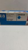 HP Color LaserJet C9701A Cyan, LaserJet Series 1500, 2500. Box damaged