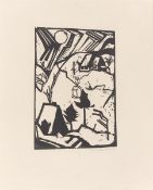 Erich Heckel. ”Schneetreiben (Gebirge im Schnee)”. 1914