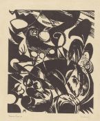 Franz Marc. ”Schöpfungsgeschichte I”. 1914
