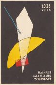 László Moholy-Nagy. ”1923 VII – IX Bauhaus Ausstellung Weimar”. 1923
