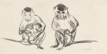 Edvard Munch. ”Affenfamilie”. 1908-09