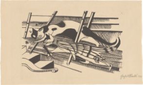Gerhard Marcks. ”Die Katzen”. 1921/22