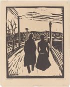 Conrad Felixmüller. ”Spaziergänger”. 1914