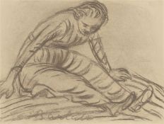 Ernst Barlach. „Sitzendes Mädchen“. 1913