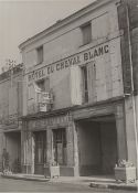 Robert Doisneau. Hôtel du Cheval Blanc. Before 1957