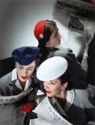 Horst P. Horst (i.e. Horst Paul Albert Bohrmann). Hats by Best, Lord and Taylor. And Mme Paul…. 1943