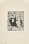 Erich Heckel. ”Im Theater”. 1909
