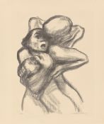 Käthe Kollwitz. ”Tod packt eine Frau”. 1934