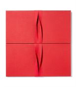 Pino Manos. ”SINCRONICITÀ ESSENZIALE ROSSO VERO CADMIO”. 2016