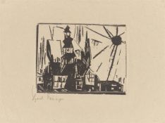 Lyonel Feininger. ”Troistedt”. 1919