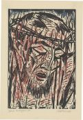 Otto Lange. ”Christuskopf”. 1916