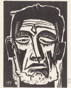 Max Pechstein. ”Kopf eines Seemannes (Fischerkopf)”. 1922/23