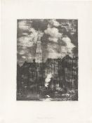 Emil Nolde. ”Hamburg, Catharinenkirche”. 1910