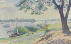Conrad Felixmüller. ”Havellandschaft (Lieperbucht, Insel Lindwerder)”. 1935