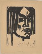 Emil Nolde. ”Frauenkopf III”. 1912