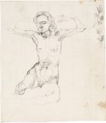 Ferdinand Hodler. ”Erwachende (Studie zu ”Der Tag”)”. 1899