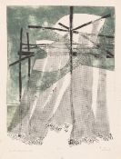 Rolf Nesch. ”Netze zum Trocknen aufgehängt”. 1936