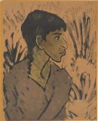 Otto Mueller. ”Zigeunerin im Profil”. 1926/27