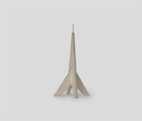 Hermann Glöckner. Pyramidales Postament mit Nagelspitze (Räumliche Versetzung von sechs recht…. 1964