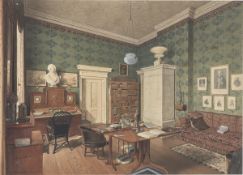 Eduard Gaertner. ”Zimmer des Direktors im Joachimsthalschen Gymnasium” (Berlin). 1857