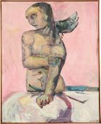 Eugen Schönebeck. ”Figur mit Vogel I”. 1963/64