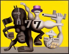 Hans Ticha. ”Polit-Zirkus”. 1982