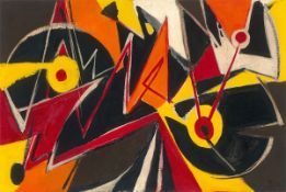 Ernst Wilhelm Nay. ”Um drei rote Punkte”. 1950