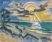 Max Pechstein. ”Kalter Nachmittag” (Leba). 1921