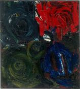 Ernst Wilhelm Nay. ”Im Dunkel – Feuer”. 1963