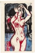 Ernst Ludwig Kirchner. ”Toilette”. 1921