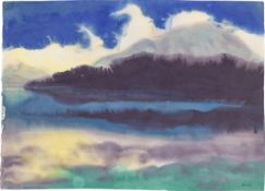 Emil Nolde. ”Bergsee” (Schweiz).