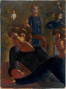 Oskar Schlemmer. ”Szene am Tisch II”. 1937
