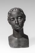 Wilhelm Lehmbruck. ”Kopf Frau L”. 1909/10