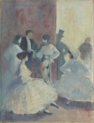 Ernst Oppler. ”Hinter den Kulissen des Russischen Balletts (Carnaval)”. 1922