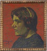 Arthur Segal. Portrait Emmy Nienburg. 1910