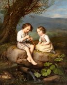 August von der Embde. Children at Play. 1845