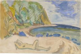 Erich Heckel. ”Am Meer (Strand)”. 1913