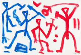 A.R. Penck. Untitled.