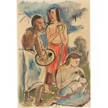 Max Pechstein. Studie nach Paul Gauguins „Maternité II“.
