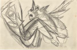 Ernst Wilhelm Nay. ”La Belle et la Bête”. 1944