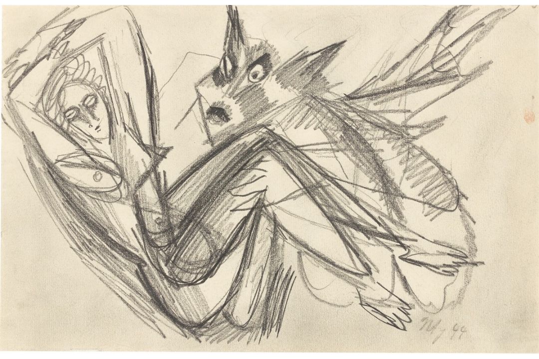 Ernst Wilhelm Nay. „La Belle et la Bête“. 1944 - Bild 1 aus 4