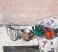 Klaus Fußmann. Still life with jugs. 1998