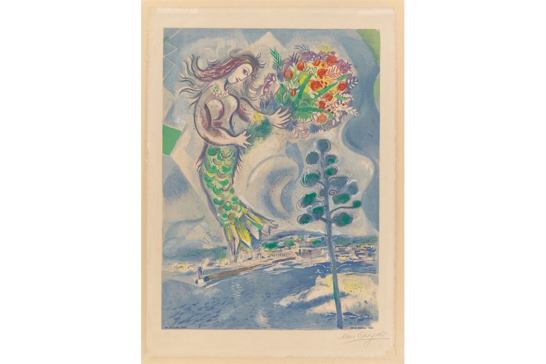 Marc Chagall. „Sirène au pin“. 1967 - Bild 2 aus 3