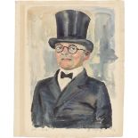 Rudolf Schlichter. „Bildnis O. St.“. 1927