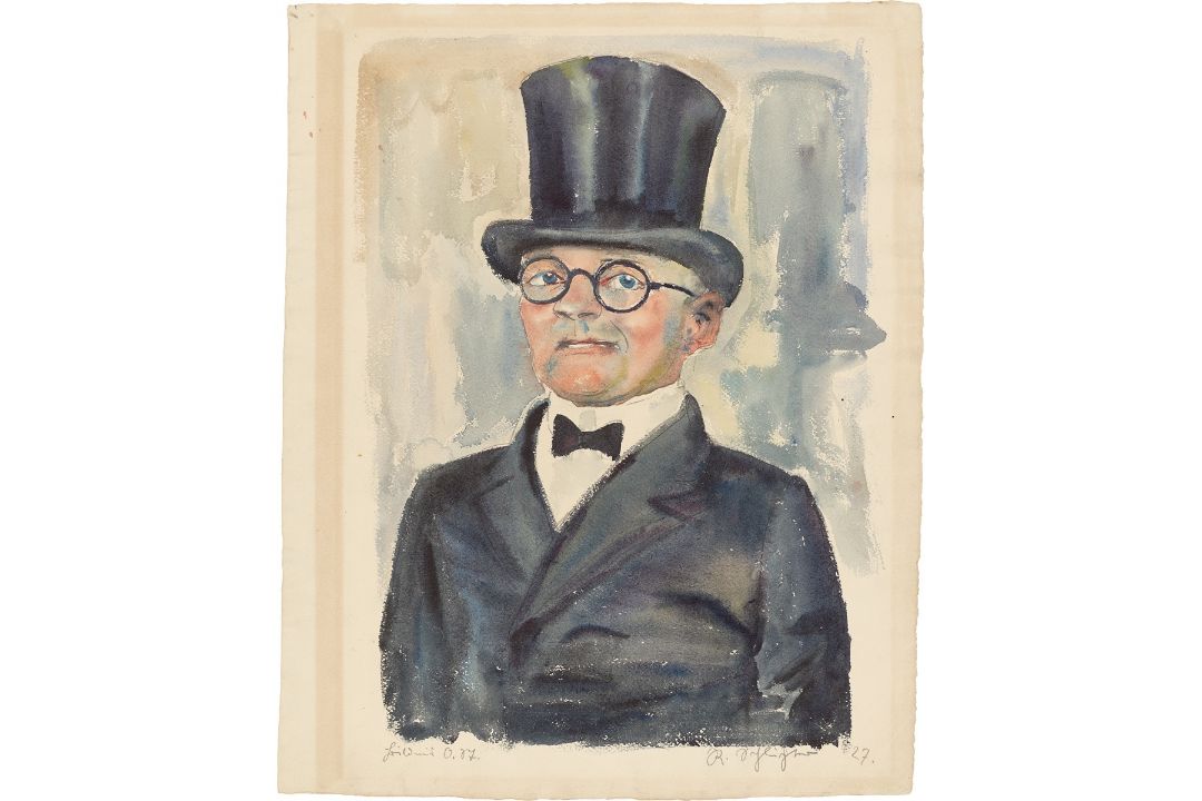 Rudolf Schlichter. „Bildnis O. St.“. 1927 - Bild 1 aus 4