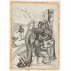 Anita Rée. „Dorfszene, Positano“. Um 1922/25 - Bild 2 aus 3