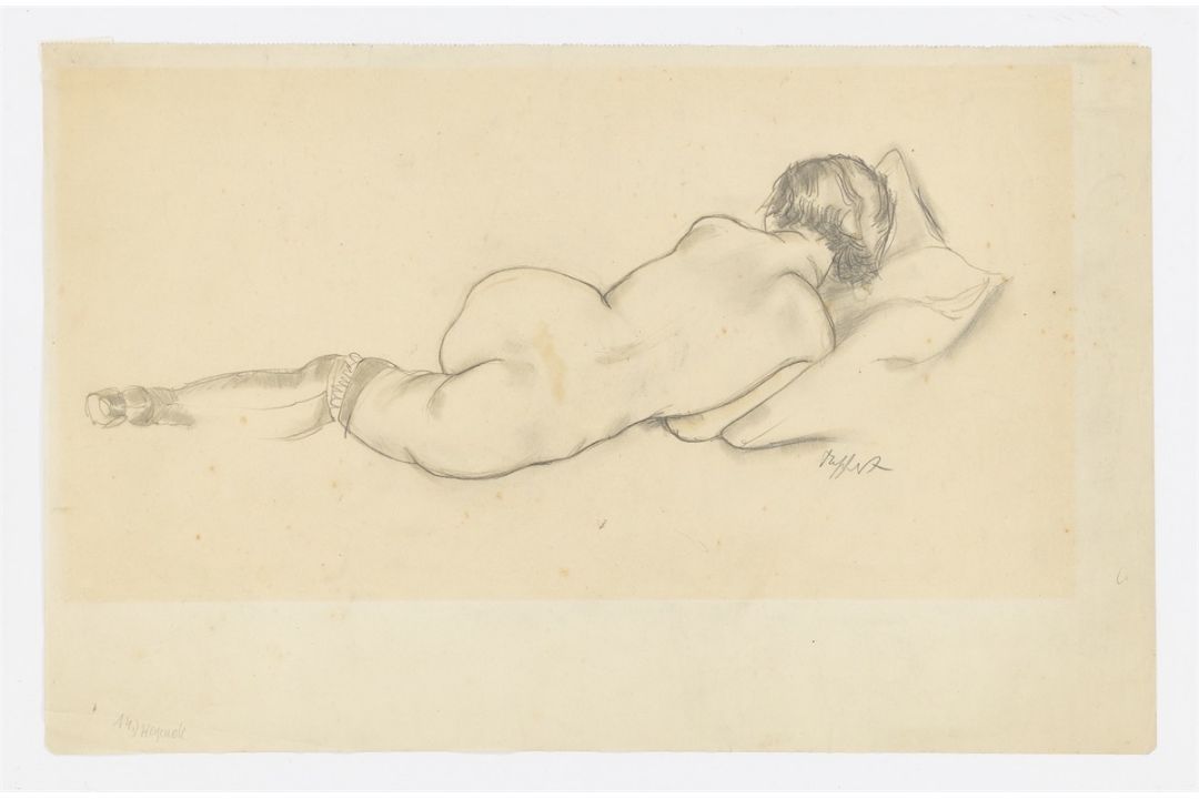 Georg Tappert. Liegender Akt. 1920er-Jahre - Bild 2 aus 4