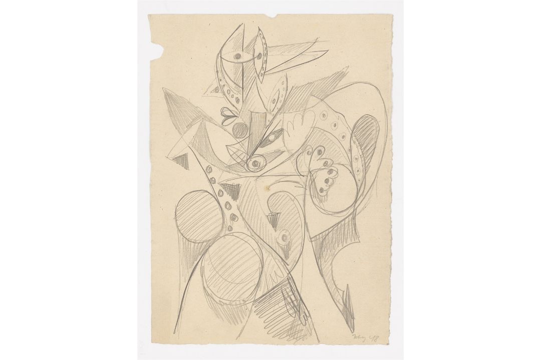 Ernst Wilhelm Nay. „Hirte“. 1948 - Bild 2 aus 4