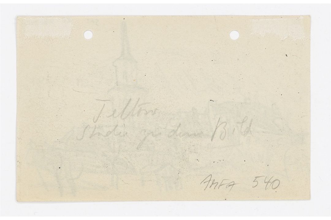 Lyonel Feininger. „Teltow“. 1911 - Bild 3 aus 3
